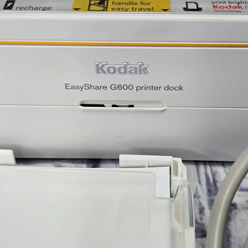 Kodak EasyShare G600 Printer Dock Photo Station W/ Software Power Adapter TESTED